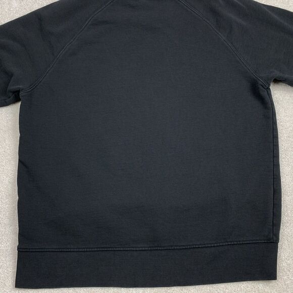Cheap Monday Stockholm Pullover Men Size Large Black Long Sleeve Logo Crew - Picture 8 of 15
